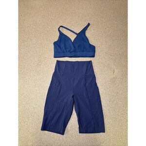 REI CO-OP Shorts Size XS Biker Purple XS Bra Top Set F2